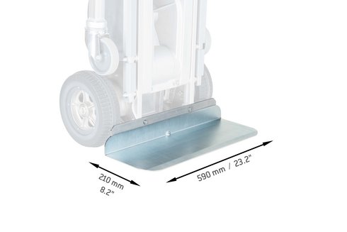 Schop opzetplaat HD 590 x 210 mm