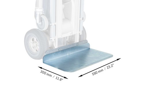 Schop opzetplaat HD 590 x 300 mm