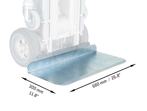 Schop opzetplaat HD 680 x 300 mm